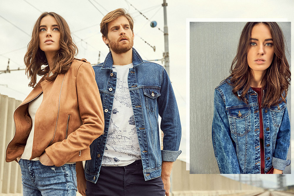 Blue denim