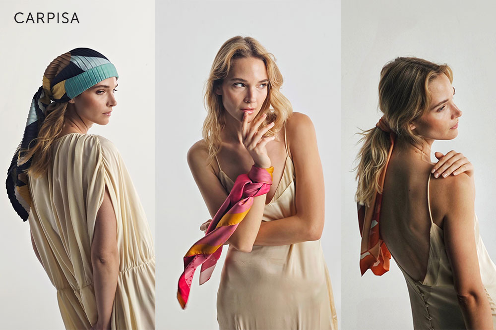 Il  foulard protagonista nella nuova collezione Carpisa